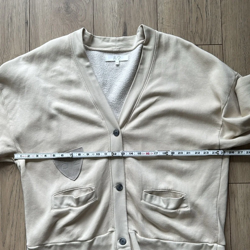 Hudson x Brandon Williams Cream Cardigan with Button Closure Men’s Medium